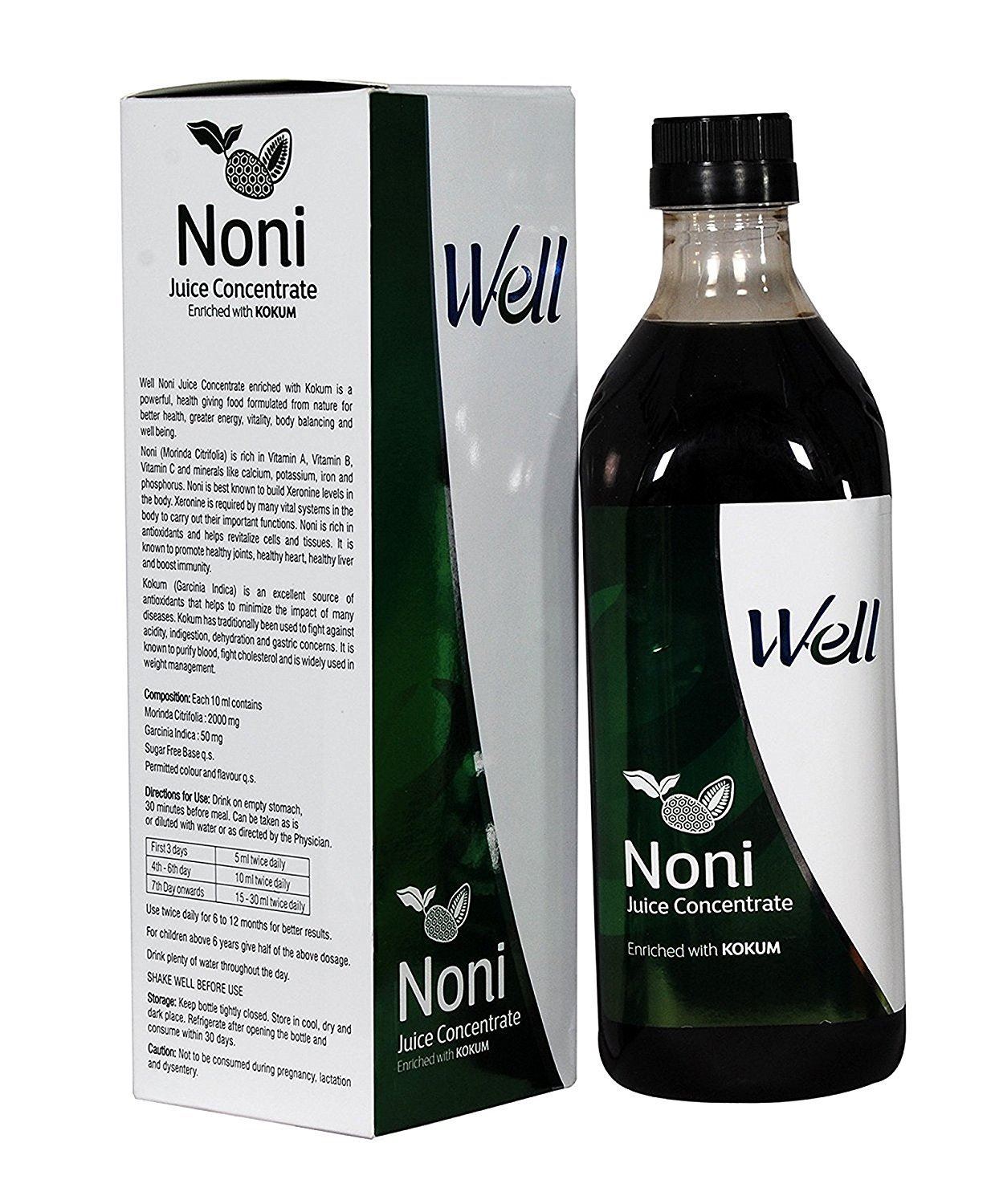 Alfa Store. Modicare Well Noni Juice with Enriched Kokum Fruit 1L