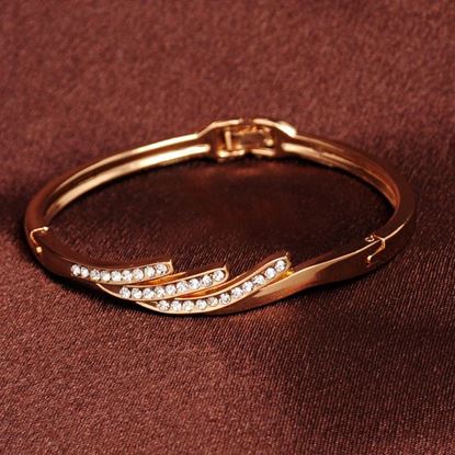 Picture of ROSE GOLD CRYSTAL BRACELET Festivefeel