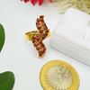 Picture of TWISTED LEAF DESIGNER RING Festivefeel