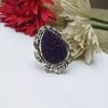 Picture of PURPLE STUDDED PETAL RING Festivefeel