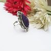 Picture of PURPLE STUDDED PETAL RING Festivefeel