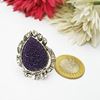 Picture of PURPLE STUDDED PETAL RING Festivefeel