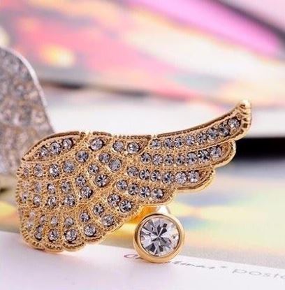 Picture of GOLD WINGS FANTASY RING Festivefeel