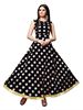 Picture of Women's Chanderi Jacquard Work Anarkali Gown SURAT CLOTS