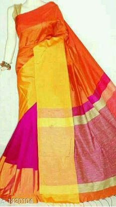 Picture of Vihan Trendy Cotton Silk Women's Saree #3