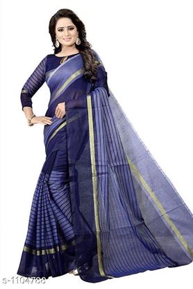 Picture of Vihan Designer Cotton Saree with Blouse Piece #1