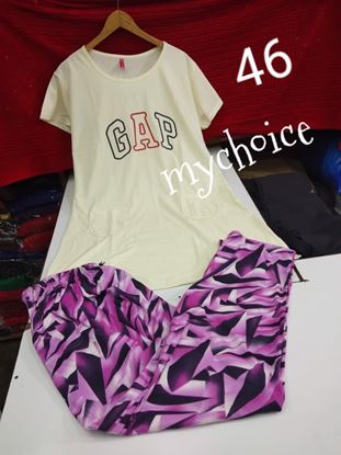 Picture of Women's Cotton Printed Top and Pyjama Set**