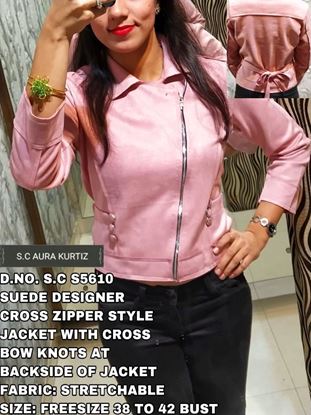 Picture of vihan sued designer jacket