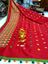 Picture of vihan@ handloom jamdani thread nd zari work red sari