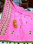 Picture of vihan@ handloom jamdani thread nd zari work pink sari