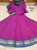 Picture of Vihan Mangalagiri Pure Cotton Frocks with Zari borders #2