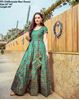 Picture of Vihan ever green brocade Maxi Dress for Women