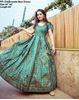 Picture of Vihan ever green brocade Maxi Dress for Women