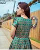 Picture of Vihan ever green brocade Maxi Dress for Women