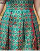 Picture of Vihan ever green brocade Maxi Dress for Women