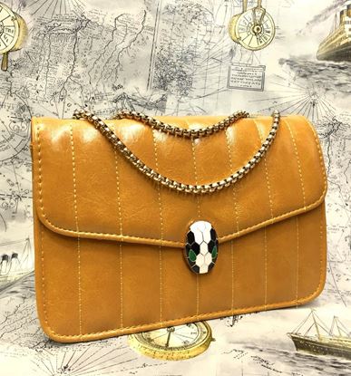 Picture of BVLGARI  LATEST MODEL SLING BAG YELLOW 