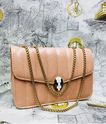 Picture of BVLGARI LATEST MODEL SLING BAG PEACH