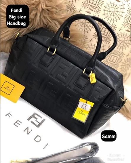 Picture of S K MANI BAG  FENDI BLACK S K MANI BANG