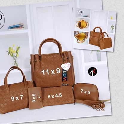 Picture of DIOR HANDBAG BROWN S K MANI BAG
