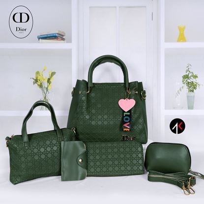 Picture of DIOR HANDBAG GREEN S K MANI BAG