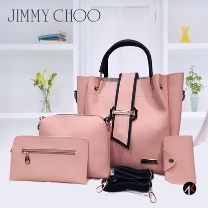 Picture of JIMMY CHOO CHERRY PEACH  S K MANI BAG