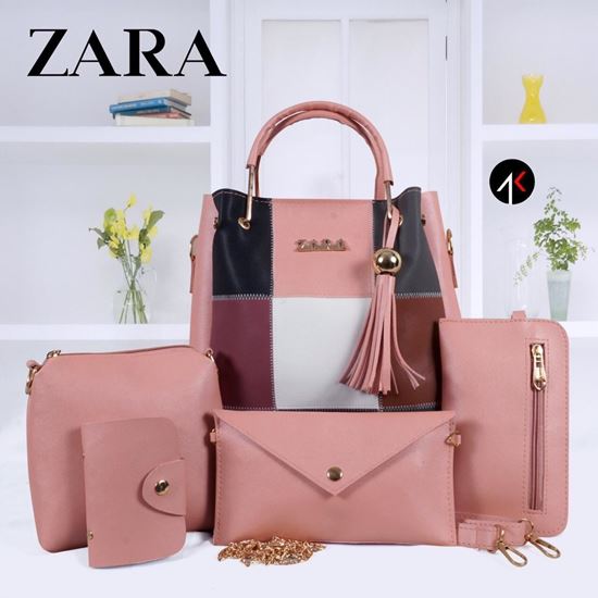 Handbags | Zara Handbag And Accessories Violet Colour | Freeup