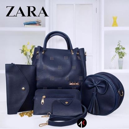 Picture of ZARA HANDBAG $5 BLACK 