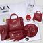 Picture of ZARA HANDBAG CHERRY RED 02