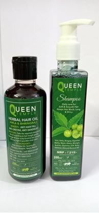 Picture of QUEEN TAMPLE HERBAL HAIR OIL 