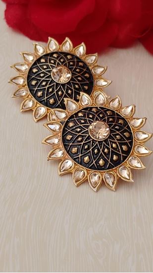 Picture of EARRINGS.. Big Size best quality black