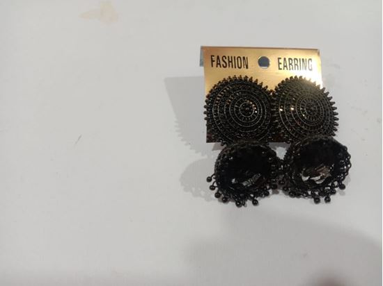 Picture of Traditional black Earring for woman