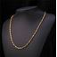 Picture of NJ FASHIONS Italian Stainless Steel Silver Gold Plated Chain for Men & Boys in 3 different colors