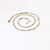 Picture of NJ FASHIONS Italian Stainless Steel Silver Gold Plated Chain for Men & Boys in 3 different colors