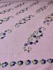 Picture of handmade embroidery bedsheets for king size bed