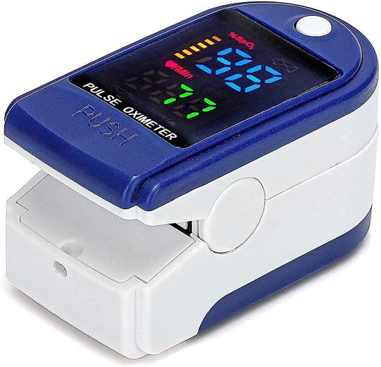 Picture of EH Pulse Oximeter Fingertip, O2 Saturation, Pulse Rate Digital Display, 