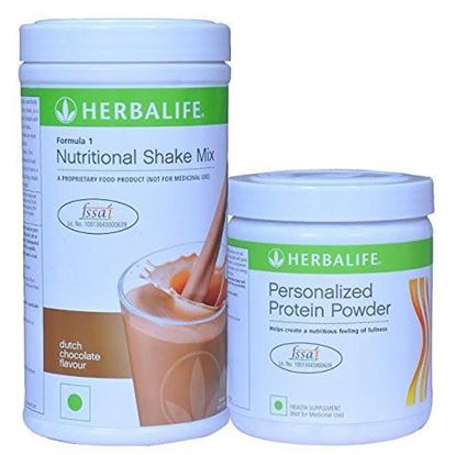 Picture of Herbalife Formula 1 Chocolate Shake 3 Protein Powder (500 g)+Protein Powder 200g