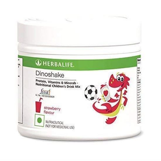 Picture of Herbalife Dinoshake Children's Nutritional Drink Mix Strawberry 200grms - Pack of 2