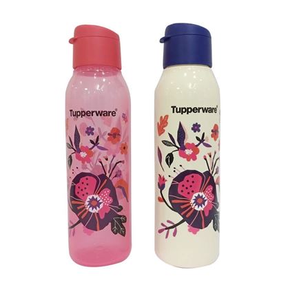 Picture of Tupperware Cool n Chic Plastic Bottle, 750 ml, Set of 2, Multicolour