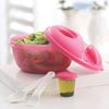 Picture of Tupperware Eat Salad On The Go Plastic Storage - 1L- Midget , Purple