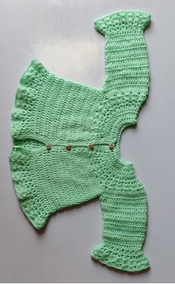 Picture of NCR Handmade frock light green