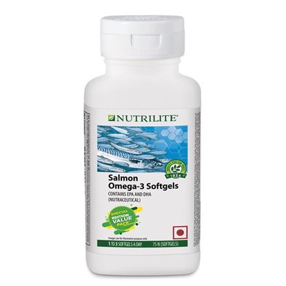 Picture of Amway salmon omega 3,softgel 25%extra