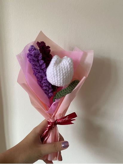 Picture of Handmade Crochet Flower Bouquet (S1)
