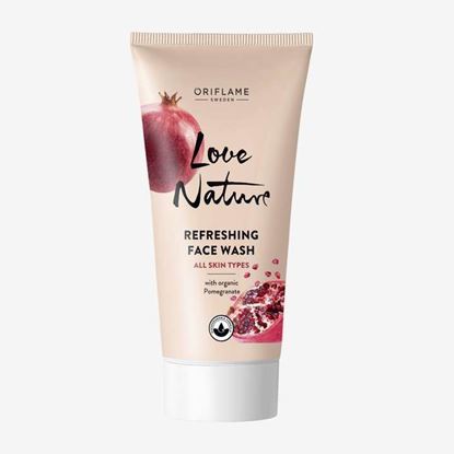 Picture of Oriflame Love Nature Refreshing Face Wash with Organic Pomegranate