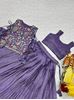 Picture of 👗💌 New Launching Wedding collection Lehenga Choli👗💌  Purple