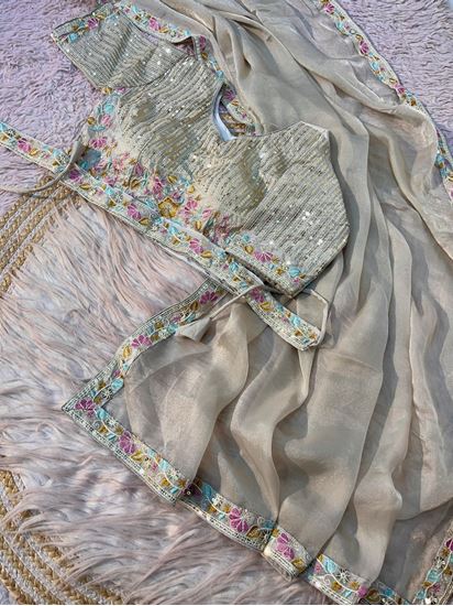 Picture of 🌸 New latest collection in designer stiched blouse concept 🌸 L. Chiku