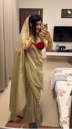 Picture of Present New Bollywood Trending design  Saree