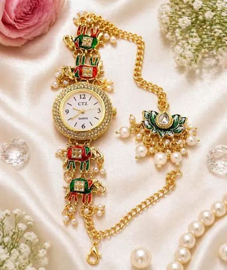 Picture of "Royal Heritage Watch Rakhi Set" ⌚✨